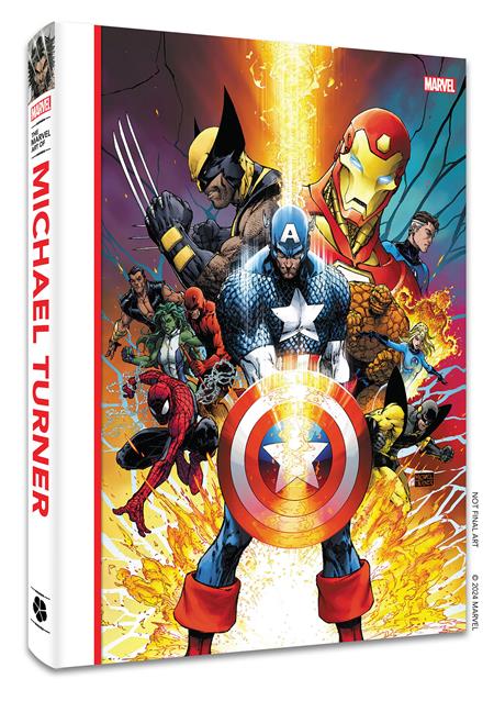 MARVEL ART OF MICHAEL TURNER HC VARIANT DUST JACKET EDITION (Limit 2 Per Cover) (rel:08/06)