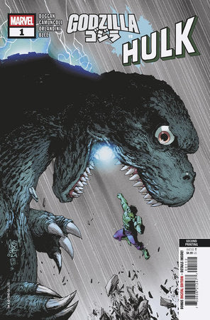 GODZILLA VS. HULK #1 GIUSEPPE CAMUNCOLI 2ND PRINTING VARIANT (Limit 2 Per Cover) (rel:05/28)