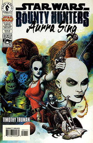 DF STAR WARS BOUNTY HUNTERS AURRA SING #1 GOLD FOIL LOGO VARIANT EXCLUSIVE PLUS BONUS BOOKS (Limit 1 Per Customer) (rel:11/26)