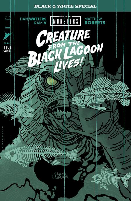 UNIVERSAL MONSTERS (Limit 1 Per Cover) CREATURE FROM THE BLACK LAGOON LIVES BLACK & WHITE SPECIAL #1 (OF 2) (rel:05/27)~