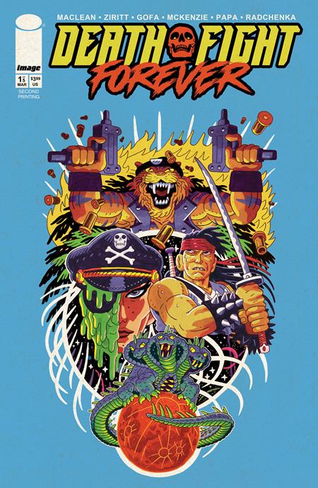 DEATH FIGHT FOREVER #1 (OF 5) 2ND PTG (MR) (Limit 1 Per Cover) (rel:03/18)~