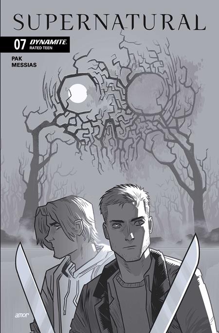SUPERNATURAL #7 CVR J JOHN AMOR LINE ART VAR (Limit 1 Per Cover) (rel:05/20)