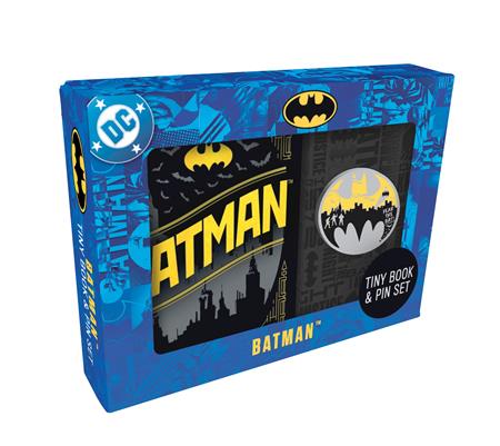 DC COMICS BATMAN TINY BOOK AND PIN SET (Limit 2 Per Cover) (rel:03/18)