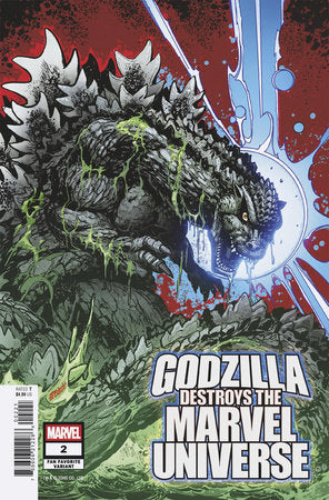 GODZILLA DESTROYS THE MARVEL UNIVERSE #2 (Limit 2 Per Cover) (rel:08/20)~