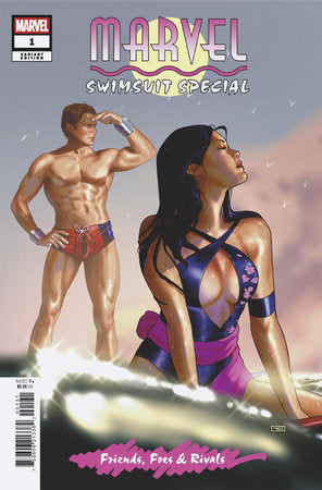 MARVEL SWIMSUIT SPECIAL: FRIENDS, FOES & RIVALS #1 (Limit 2 Per Cover) (rel:07/09)~
