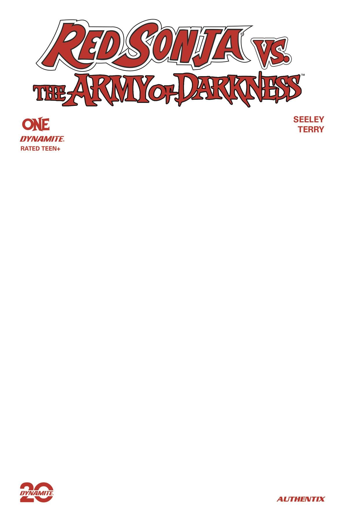 RED SONJA VS AOD #1 (Limit 2 per cover) (rel:04/30)~