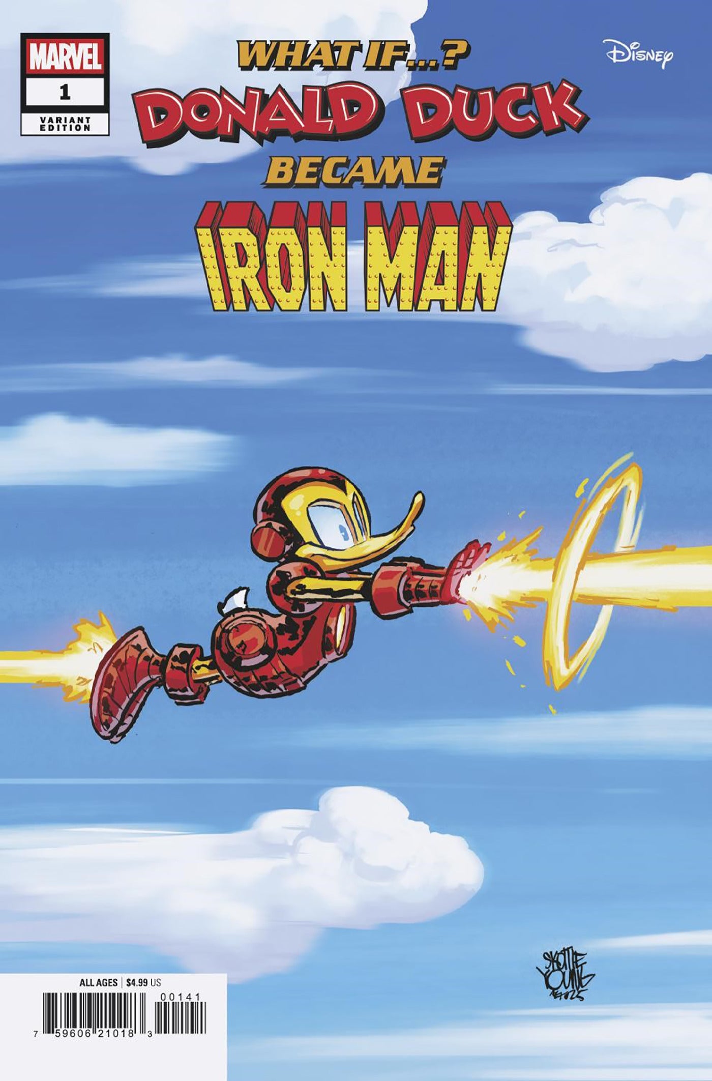 MARVEL & DISNEY: WHAT IF...? DONALD DUCK BECAME IRON MAN #1 (Limit 2 Per Cover) (rel:05/28)