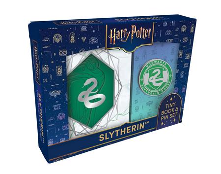 HARRY POTTER SLYTHERIN TINY BOOK AND PIN SET (Limit 2 Per Cover) (rel:03/18)
