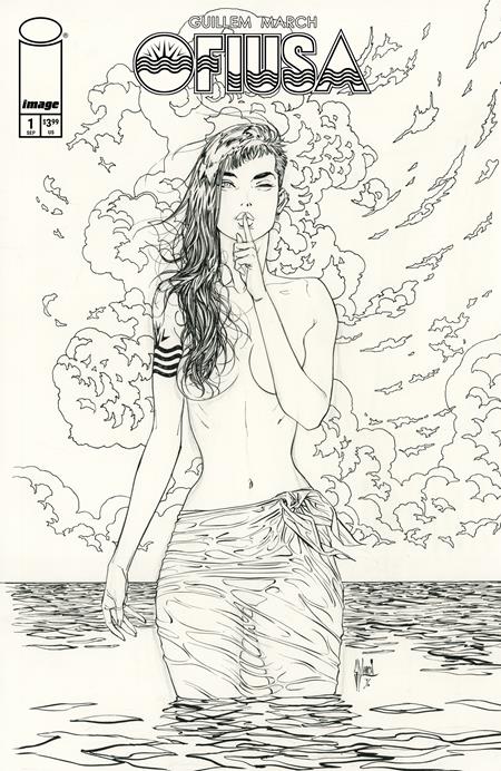 OFIUSA #1 (OF 6) CVR D INC 1:25 GUILLEM MARCH RAW ART VAR (MR) (Limit 1 Per Customer) (rel:09/16)
