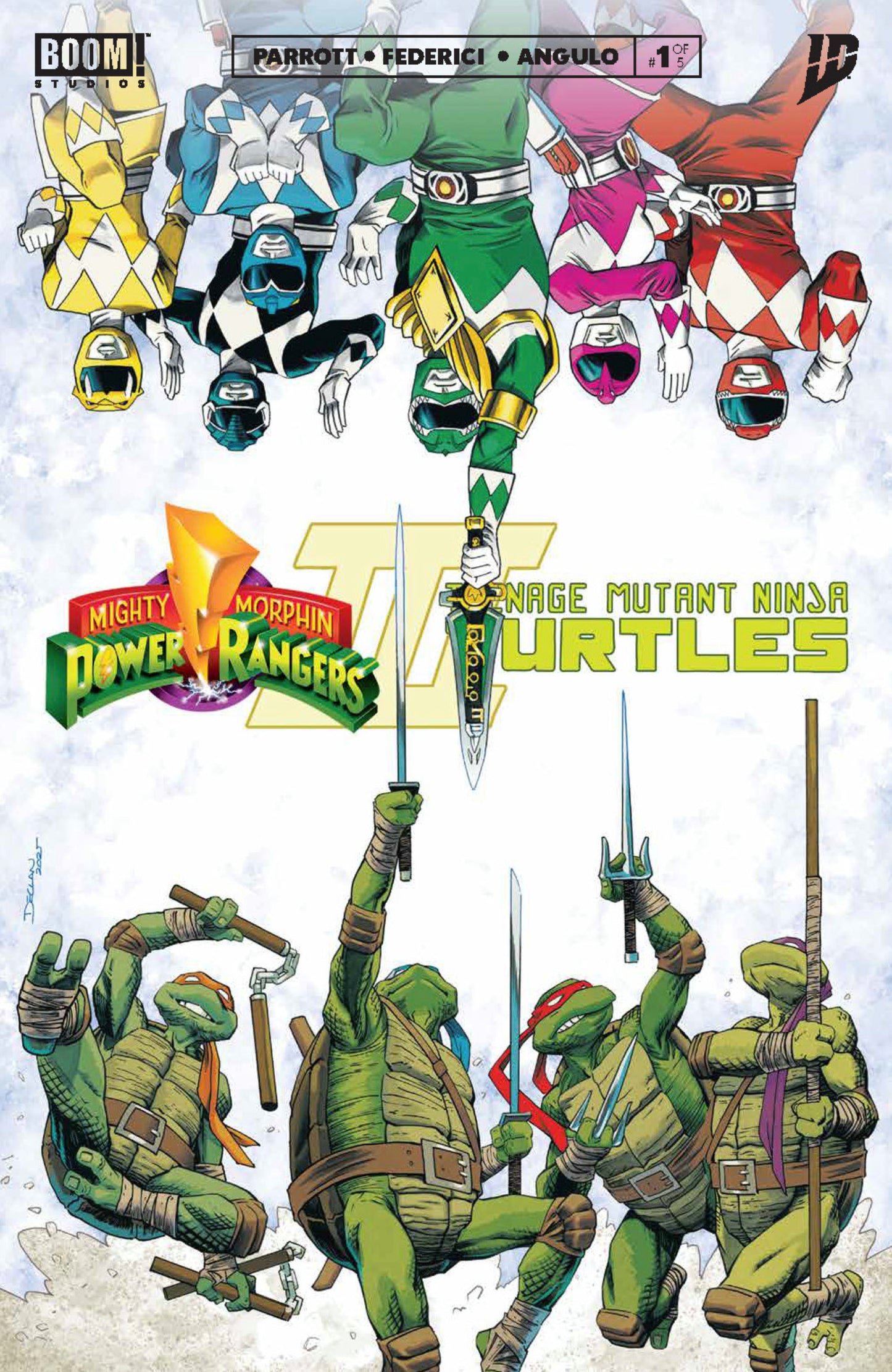 Mighty Morphin Power Rangers/ Teenage Mutant Ninja Turtles III #1 (Limit 2 Per Cover) (rel:08/13)~