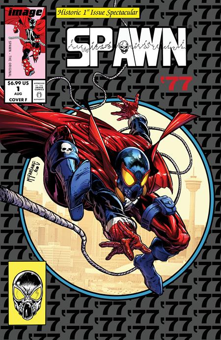 SPAWN 77 #1 (OF 3) CVR F INC 1:25 TODD MCFARLANE RETRO LOGO VAR (Limit 1 Per Customer) (rel:09/09)
