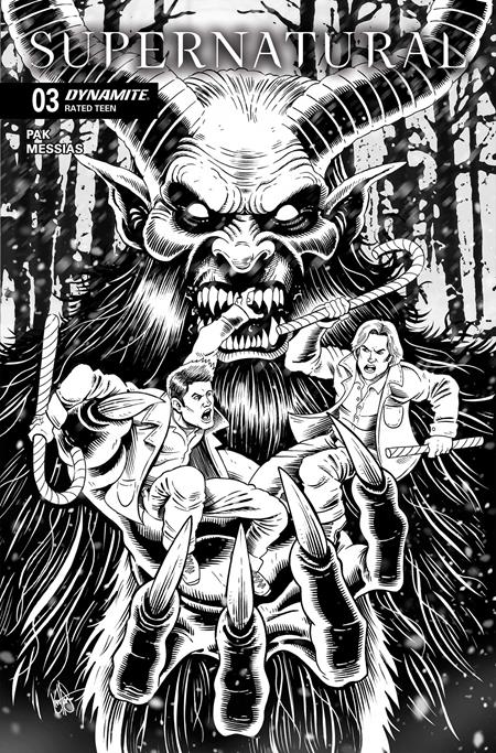 SUPERNATURAL #3 (Limit 1 Per Customer) CVR L INC 1:7 KEN HAESER LINE ART FOC BONUS VAR (rel:12/17)