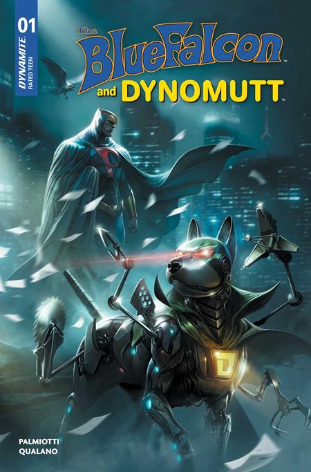 BLUE FALCON & DYNOMUTT #1 CVR G FRANCESO MATTINA FOIL VAR (Limit 2 Per Cover) (rel:09/10)
