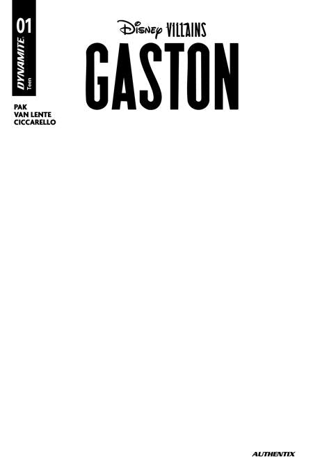 DISNEY VILLAINS GASTON #1 (Limit 2 Per Cover) (rel:03/04)~