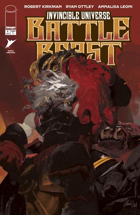 INVINCIBLE UNIVERSE BATTLE BEAST #1 9TH PTG (Limit 1 Per Cover) (rel:09/09)