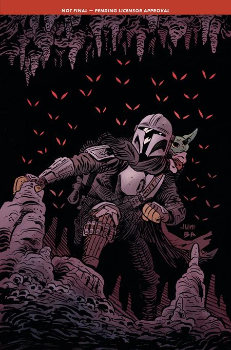 STAR WARS THE MANDALORIAN AND GROGU NIGHTMARE ON NEVARRO (ONE SHOT) CVR E INC 1:20 JUNI BA VAR (Limit 1 Per Customer) (rel:10/21)