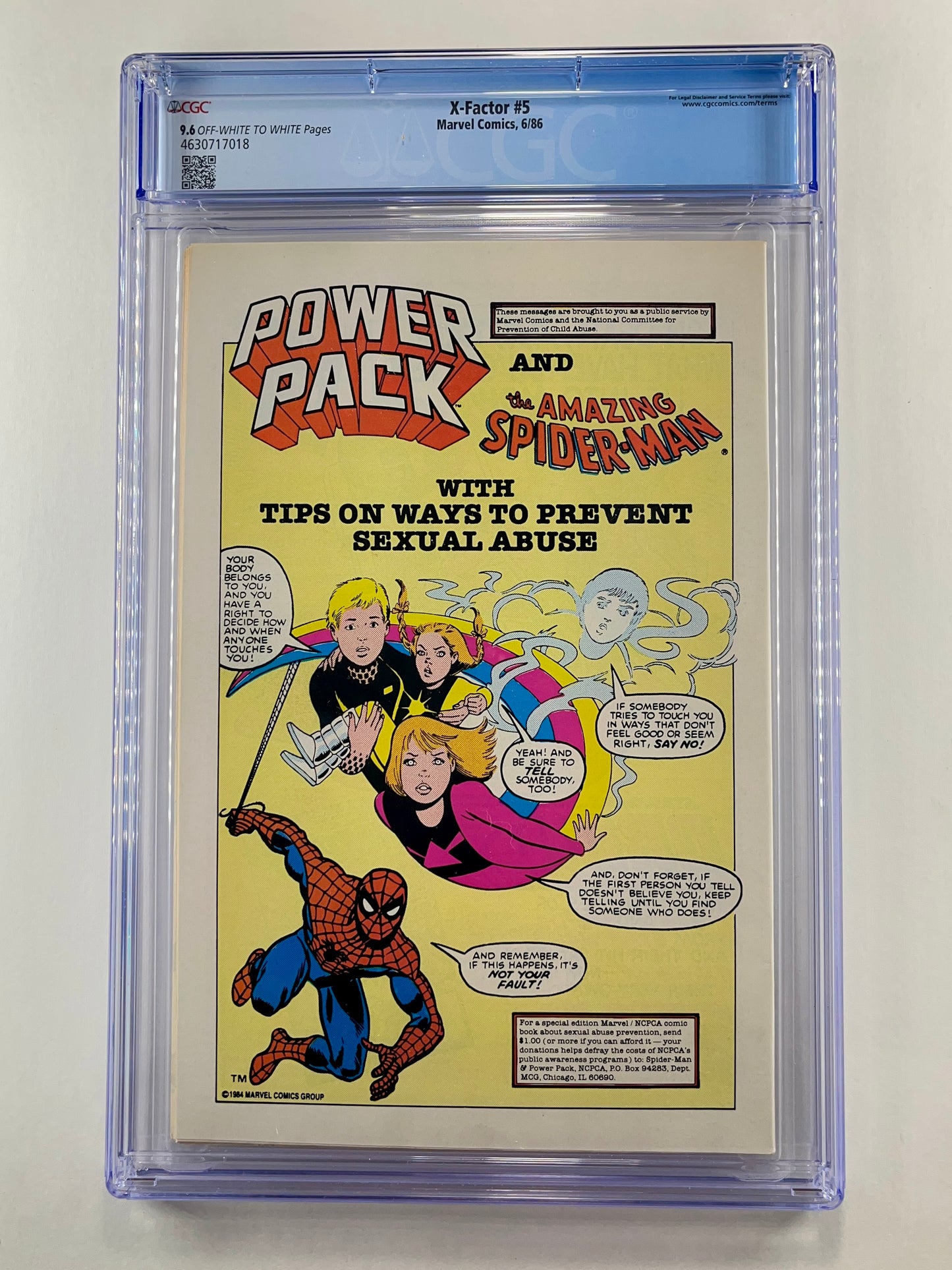 X-Factor #5 CGC 9.6 (Jun 1986)