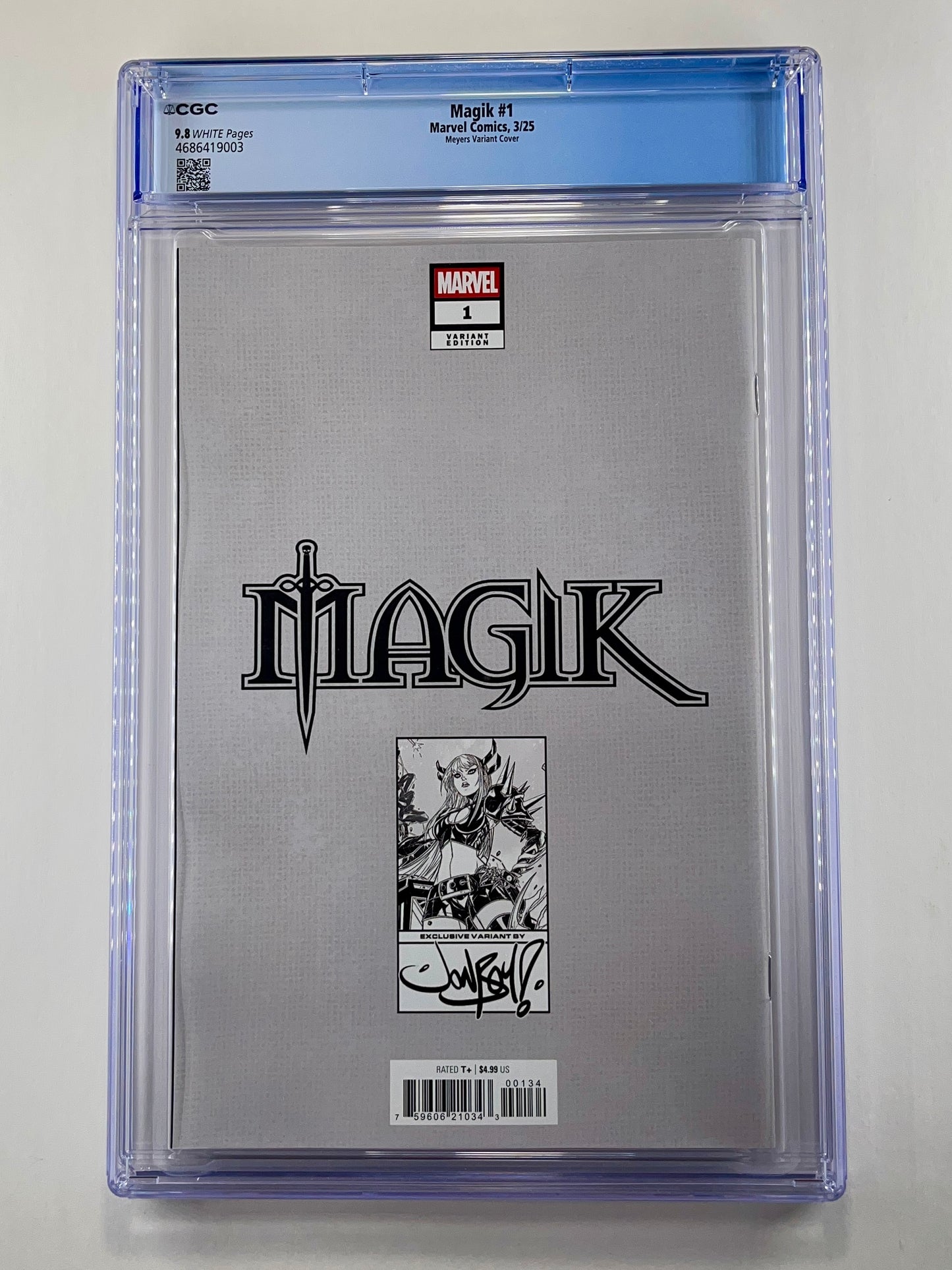 Magik #1 ComicTom101 Jonboy Meyers Mystery Mail Call Variant CGC 9.8 (Mar 2025)