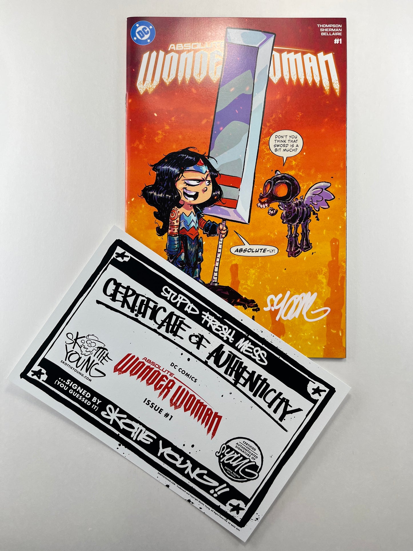 Absolute Wonder Woman #1 Skottie Young Webstore Variant (Dec 2024) (Signed by Skottie Young w/COA)