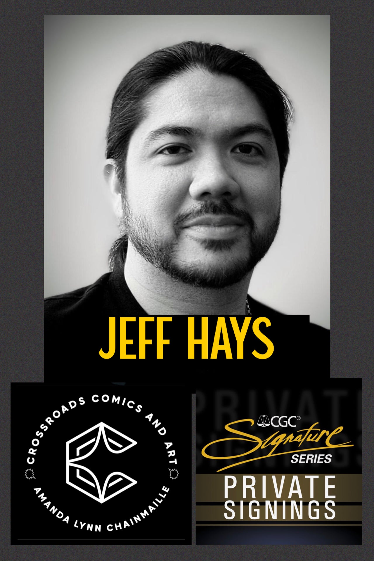 MAIL-IN JEFF HAYS SIGNATURE SERIES CGC PRIVATE SIGNING EVENT 10/7 💥COMIC BOOKS ONLY💥