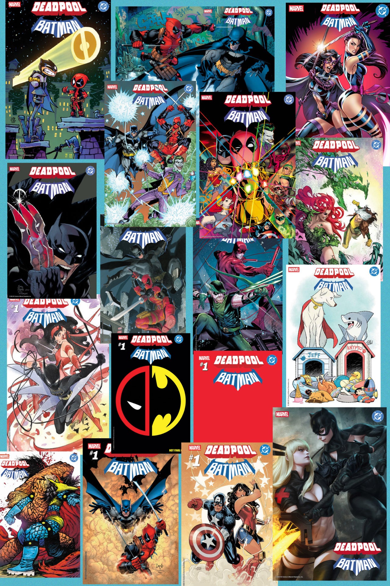 MARVEL/DC: DEADPOOL/BATMAN #1 17 ISSUE BUNDLE MORE THAN 20% OFF COVER PRICE(Limit 2 Per Cover) (rel:09/17)