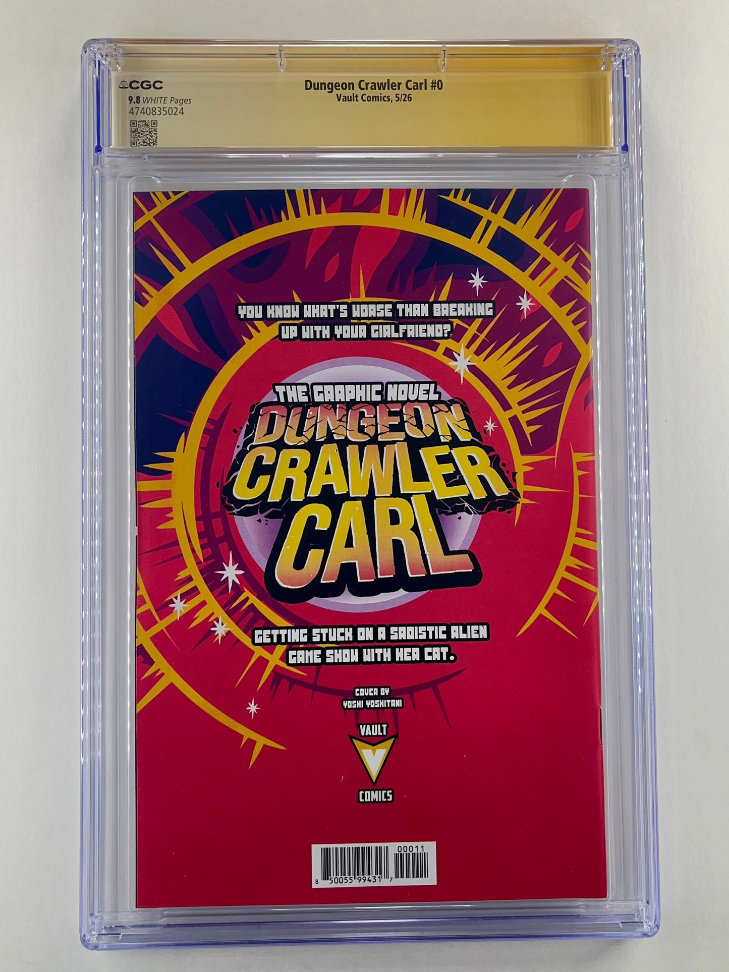 Dungeon Crawler Carl #0 FCBD CGC 9.8 (May 2026) (Signed by Jeff Hays)