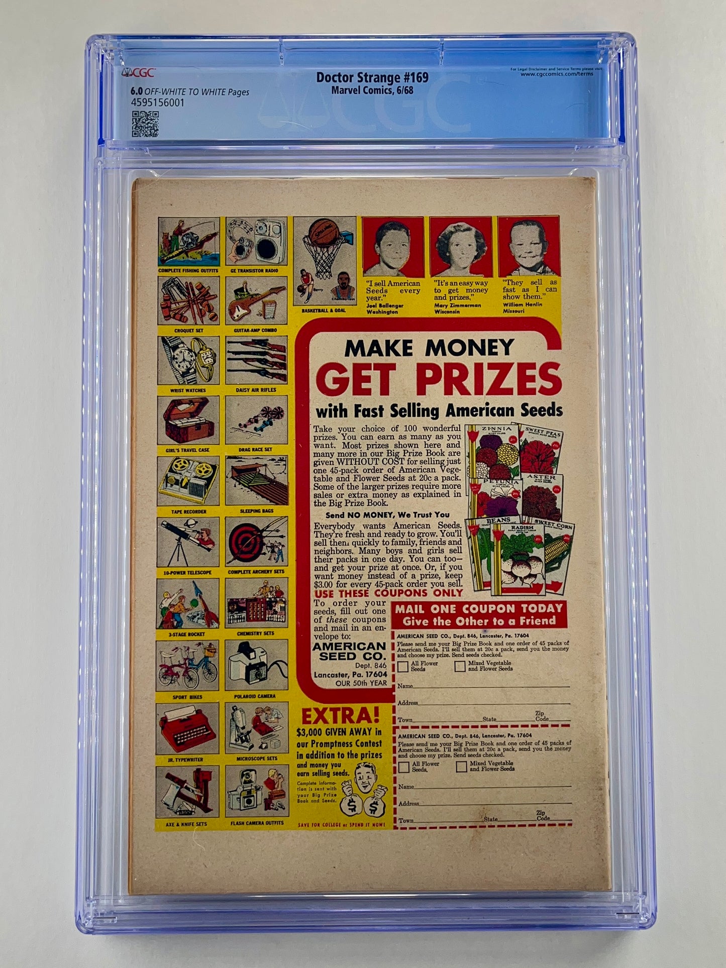 Doctor Strange #169 CGC 6.0 (Jun 1968)