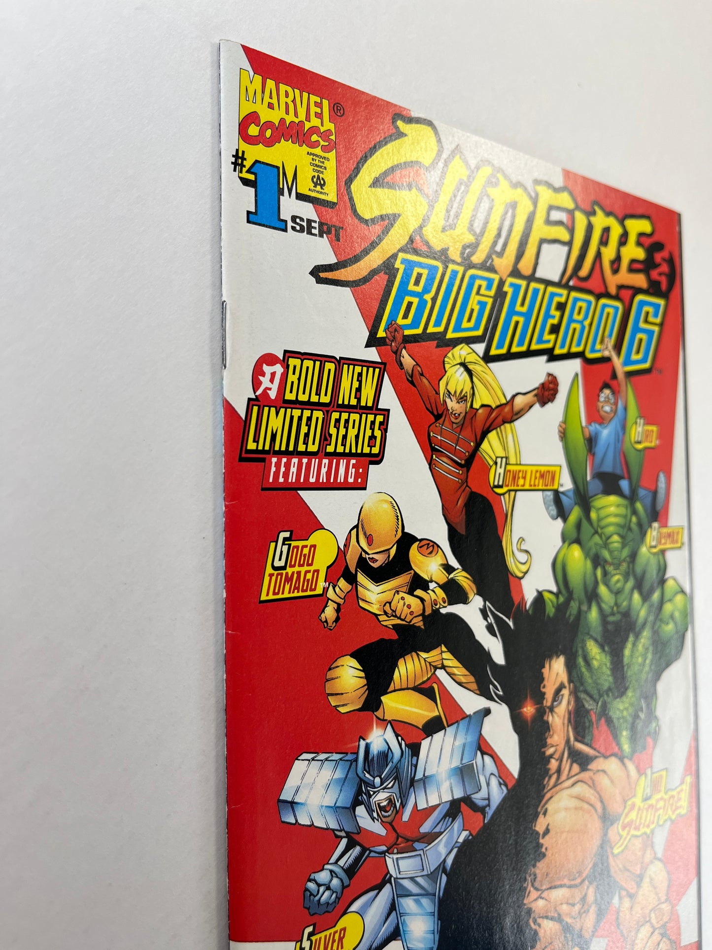 Sunfire & Big Hero 6 #1 (Sep 1998) (1st Baymax) (1st Big Hero 6 Team)