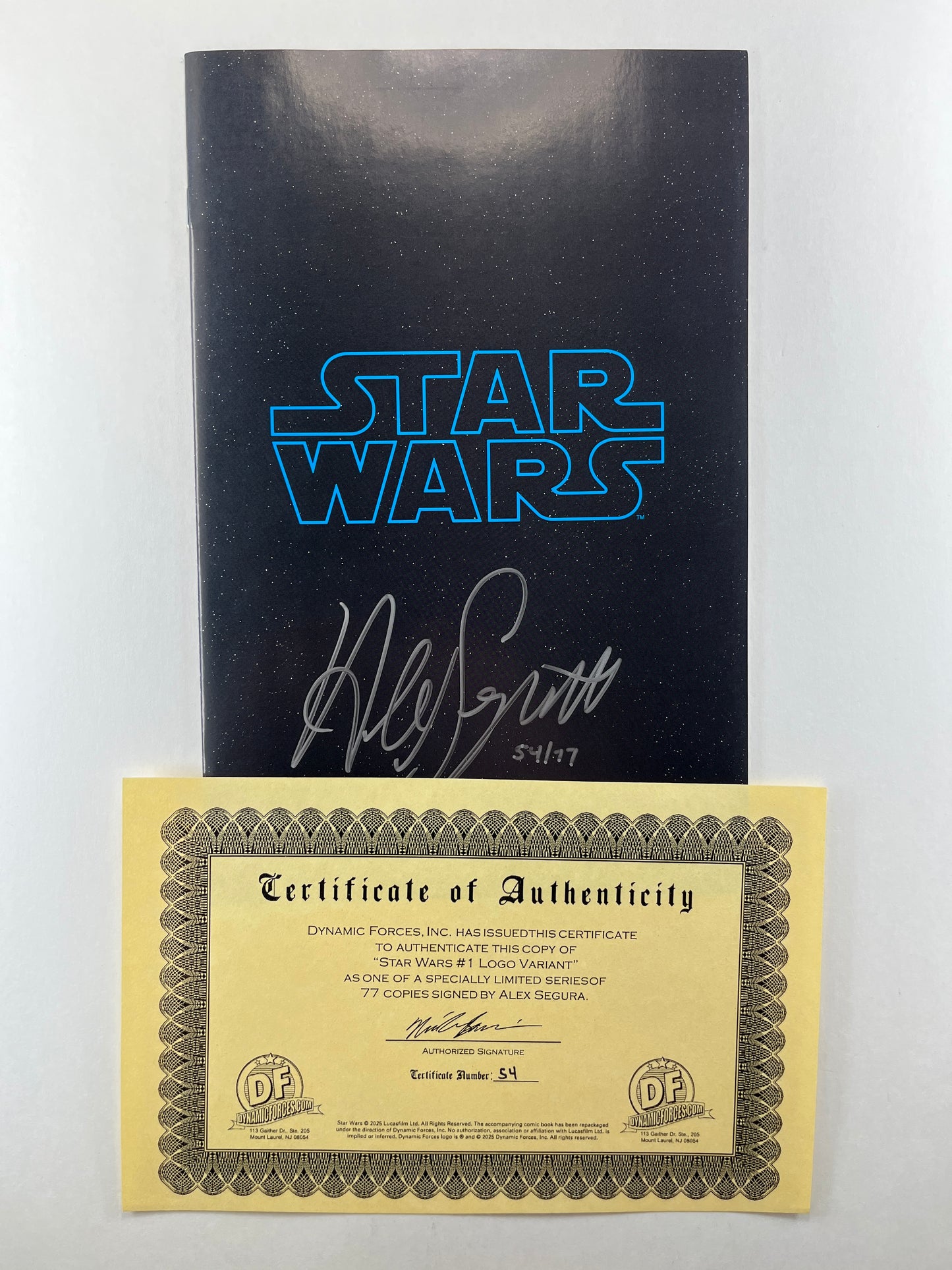Star Wars #1 Logo Variant (May 2025) (Signed by Alex Segura w/COA)