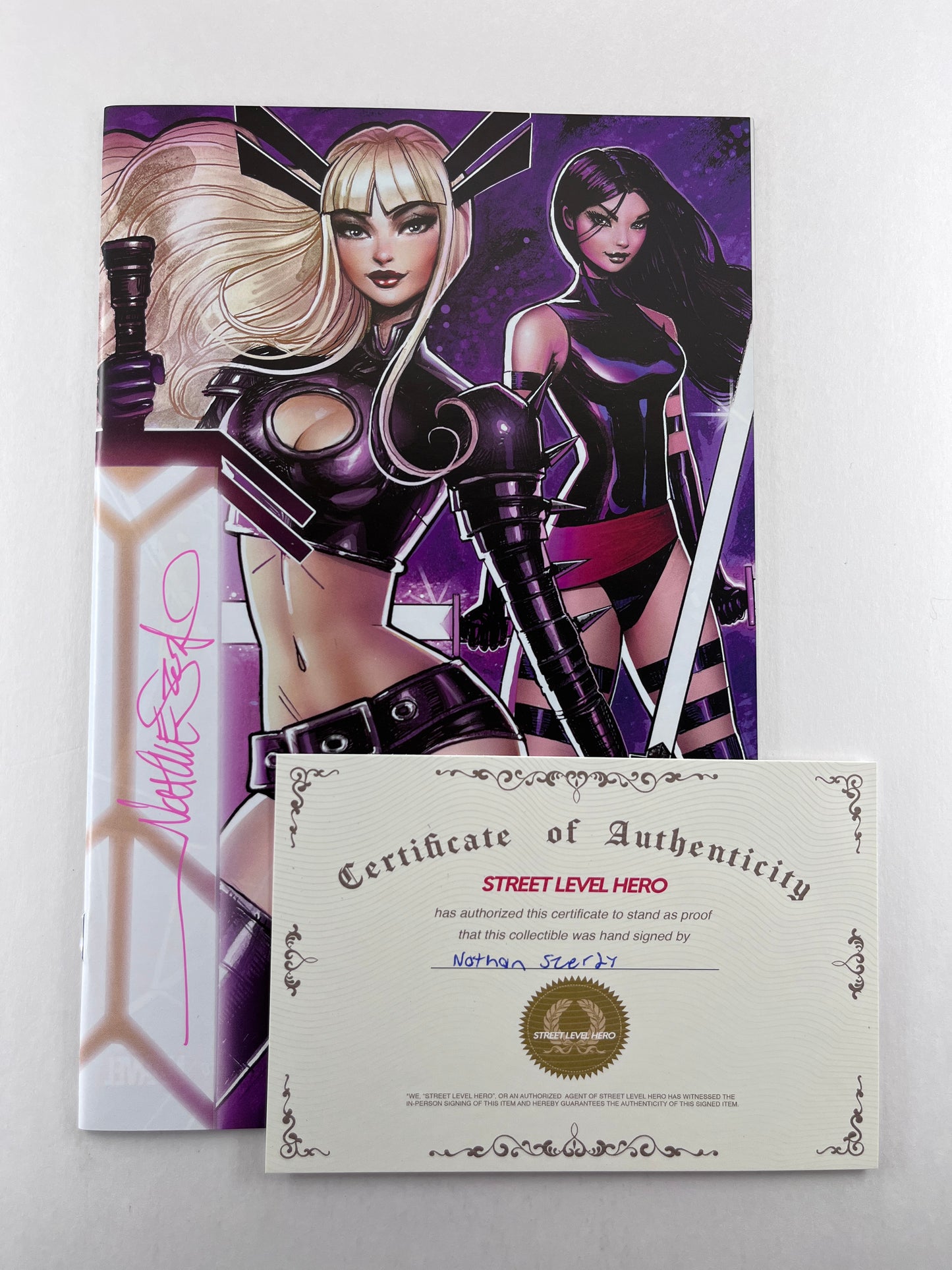 X-Men #1 Unknown Comics/Comic Traders/Sleeping Giant Nathan Szerdy Variant (Sep 2024) (Signed by Nathan Szerdy w/COA)