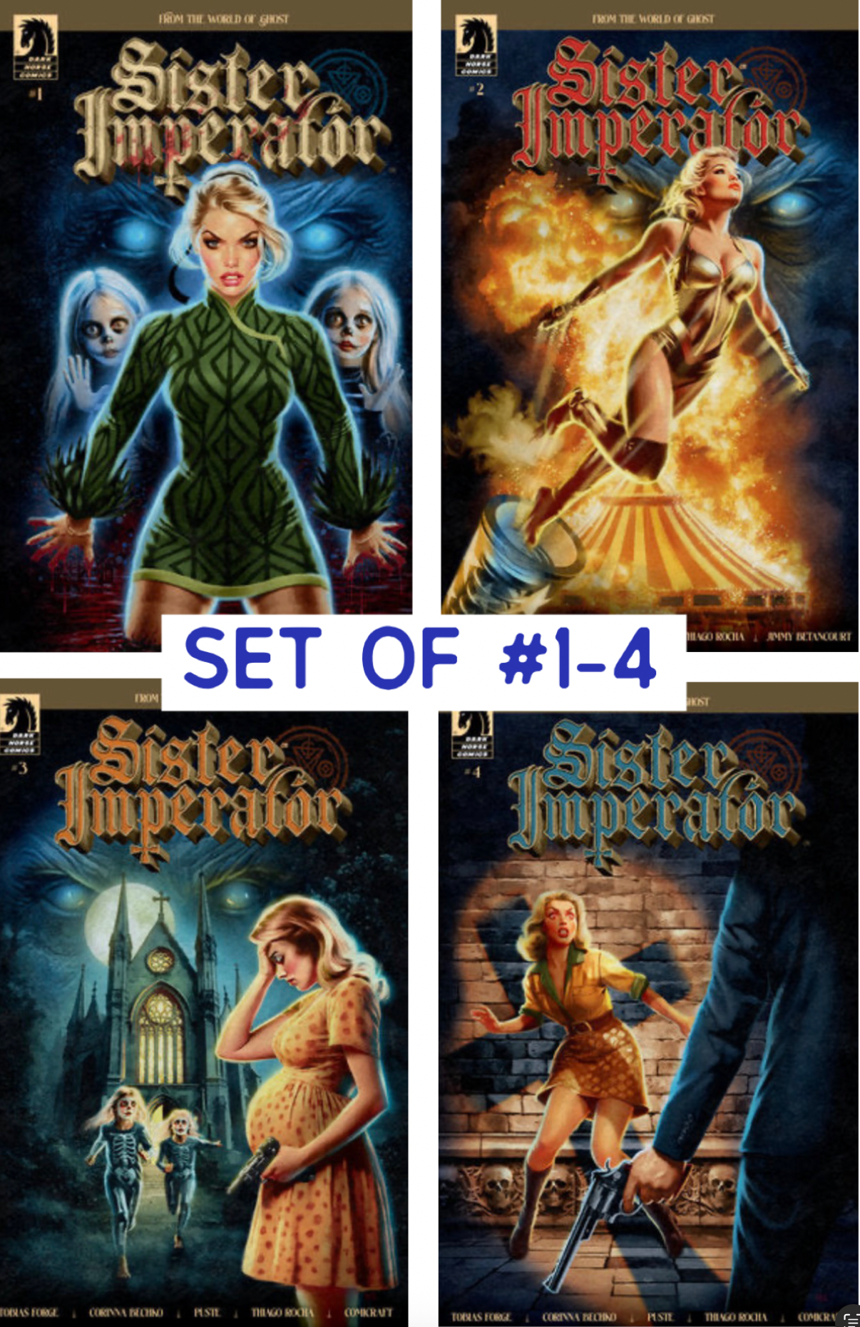 SISTER IMPERATOR #1 2 3 4 Cover SET Lot 2025 Comic GHOST Mikael Ericsson