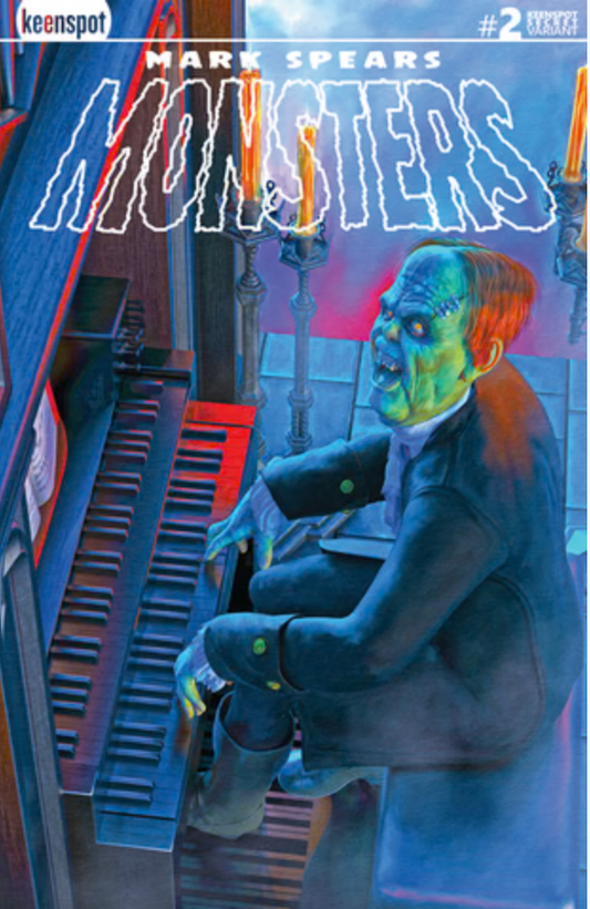 MARK SPEARS MONSTERS #2 SDCC EXCLUSIVE LTD 500(LIMIT ONE PER CUSTOMER) Third Printing CVR D PIANO MAN