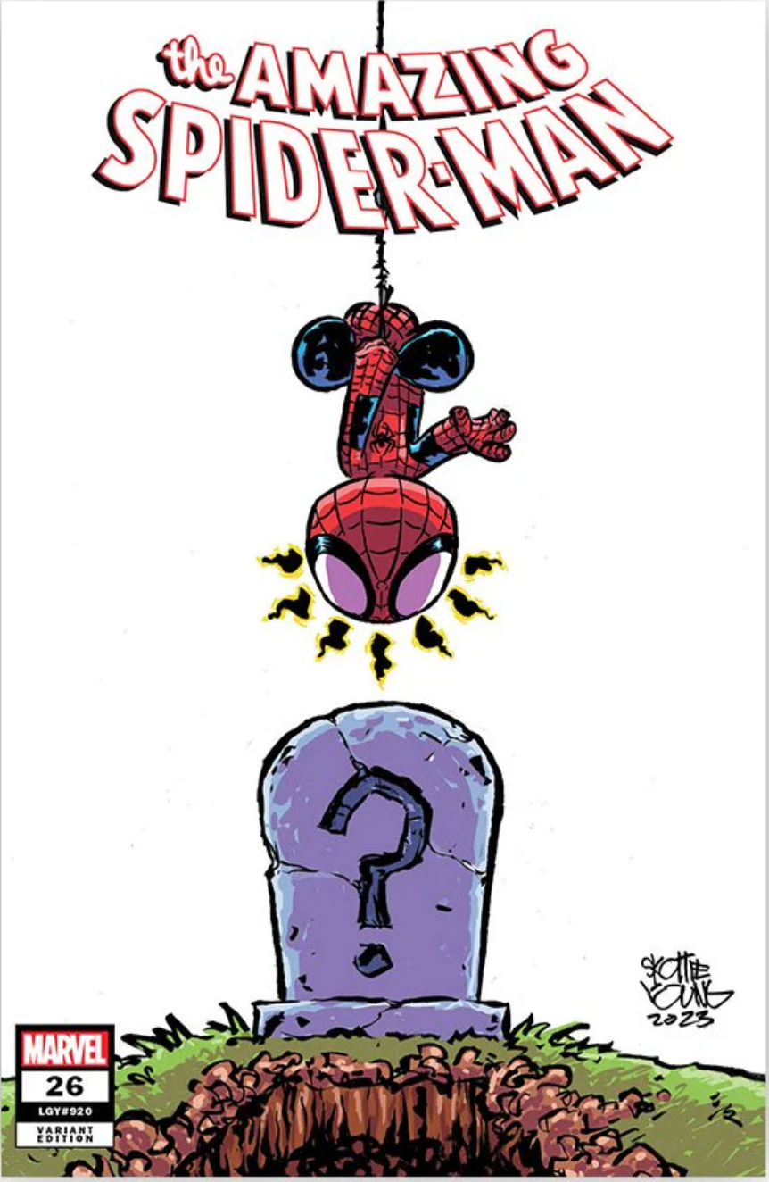 AMAZING SPIDER-MAN #26 SKOTTIE YOUNG EXCLUSIVE COVER