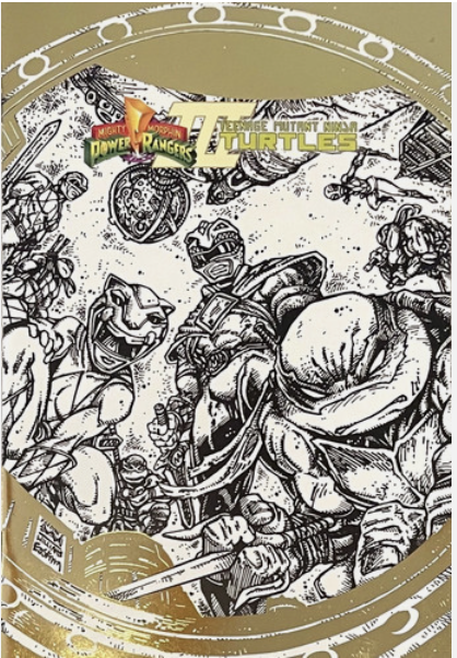 MIGHTY MORPHIN POWER RANGERS/TEENAGE MUTANT NINJA TURTLES III #1 Ashcan 2025