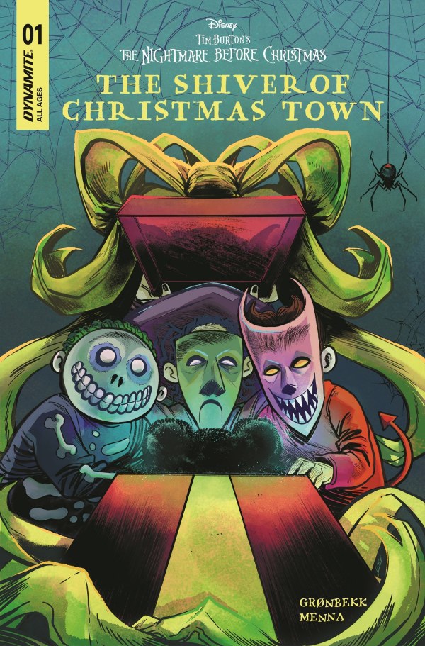 TIM BURTONS THE NIGHTMARE BEFORE CHRISTMAS (Limit 2 Per Cover) THE SHIVER OF CHRISTMAS TOWN #1 (rel:01/07)~