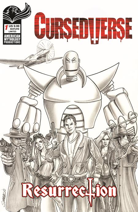 CURSEDVERSE RESURRECTION #1 CVR E MARK SPARACIO LTD B&W VAR (Limit 1 Per Cover) (rel:09/30)