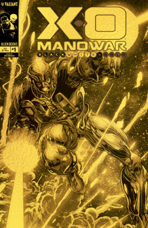 X-O Manowar: Black, White & Gold #1 (Limit 2 Per Cover) (rel:10/21)