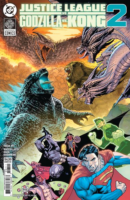 JUSTICE LEAGUE VS GODZILLA VS KONG 2 #7 (OF 7) (Limit 2 Per Cover) (rel:02/25)~