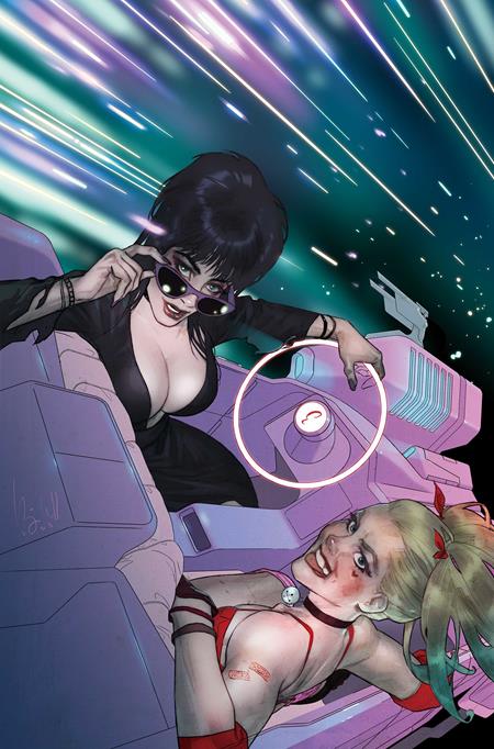 HARLEY QUINN X ELVIRA #5 CVR I INC 1:10 BEN CALDWELL VIRGIN VAR (Limit 1 Per Customer) (rel:03/11)