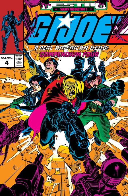 GI JOE A REAL AMERICAN HERO COMPENDIUM TP VOL 04 DIRECT MARKET EXCLUSIVE MICHAEL GOLDEN CVR (Limit 1 Per Cover) (rel:08/26)
