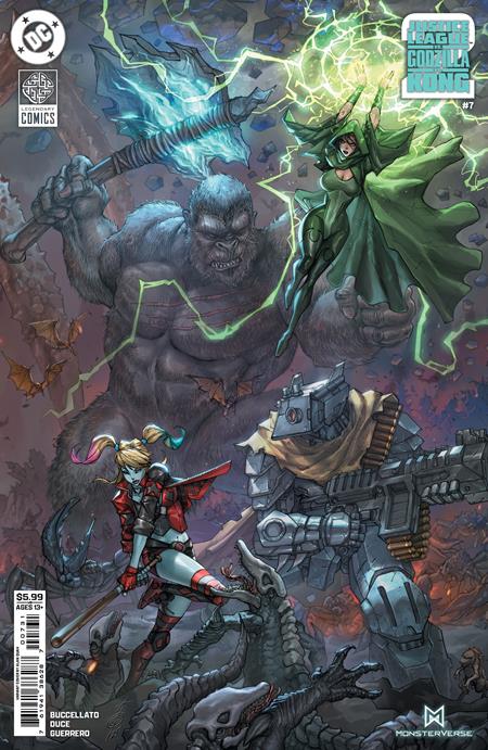 JUSTICE LEAGUE VS GODZILLA VS KONG 2 #7 (OF 7) (Limit 2 Per Cover) (rel:02/25)~