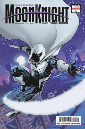MARC SPECTOR: MOON KNIGHT #1 RYAN STEGMAN 2ND PRINTING VARIANT (Limit 2 Per Cover) (rel:03/25)