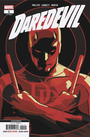 DAREDEVIL #1 LEE GARBETT 2ND PRINTING VARIANT (Limit 2 Per Cover) (rel:05/13)