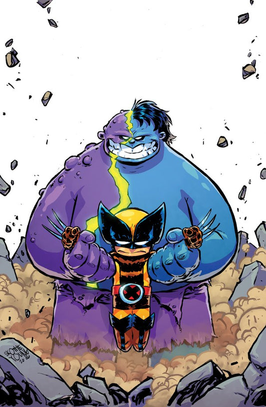 INFERNAL HULK VS. WOLVERINE #1 SKOTTIE YOUNG VIRGIN VARIANT[1:50] (Limit 1 Per Customer) (rel:09/23)