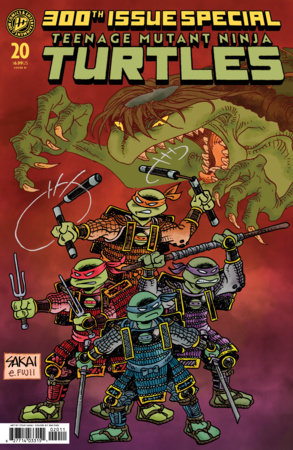 Teenage Mutant Ninja Turtles #20: 300th Issue Special (Limit 1 Per Customer) Variant RI (50) (Sakai)[1:50] (rel:07/22)