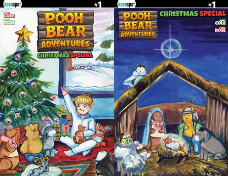 POOH BEAR ADVENTURES CHRISTMAS SPECIAL #1 (ONE SHOT) CVR D TESSA ROSE HOLOFOIL FLIP VAR (Limit 2 Per Cover) (rel:11/18)