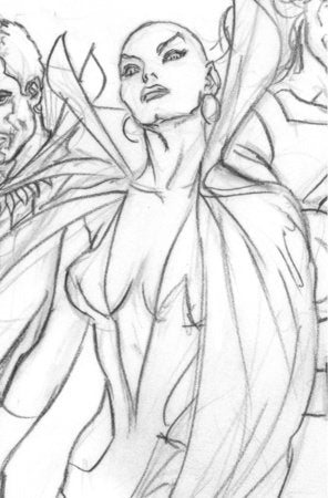 AVENGERS: ARMAGEDDON #4 ALEX ROSS TIMELESS VIRGIN SKETCH VARIANT[1:50] (Limit 1 Per Customer) (rel:09/16)