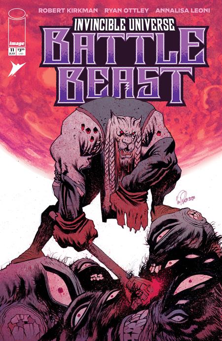 INVINCIBLE UNIVERSE BATTLE BEAST #11 (Limit 1 Per Customer) CVR D INC 1:25 JAMES HARREN VAR (rel:07/15)~