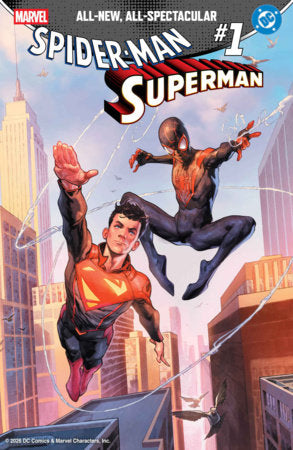 MARVEL/DC: SPIDER-MAN/SUPERMAN #1 (Limit 1 Per Customer) JEROME OPENA VARIANT[1:50] (rel:04/22)