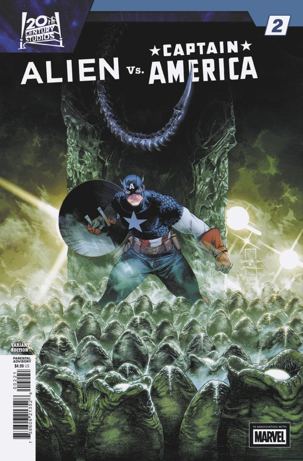 ALIEN VS. CAPTAIN AMERICA #2 (Limit 2 Per Cover) (rel:12/17)~